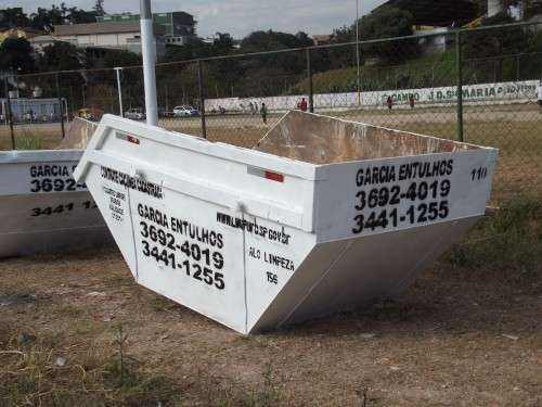 Caçamba de entulho preço